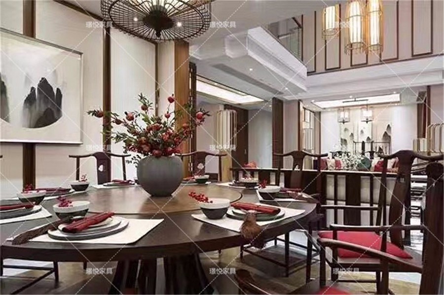酒店餐廳家具07