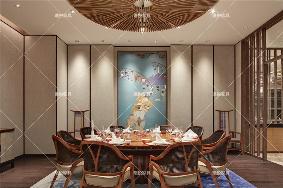 酒店餐廳家具10